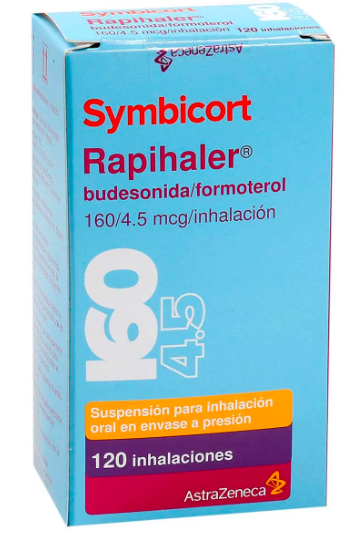 SYMBICORT 160/4.5 MCG 120 INHALACIONES FCO X 120 DO
