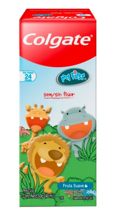 CREMA DENTAL COLGATE NINOS S.FLUOR TBO X 50 GR