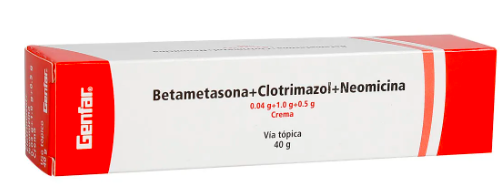 BETAMETASONA+CLOTRIMAZOL+NEOMICINA CREMA TBO X 40 GR