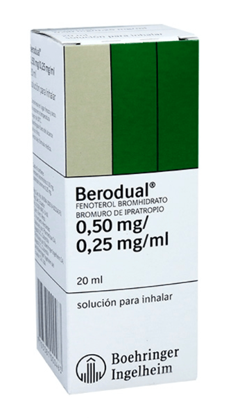 BERODUAL SOLUCION INHALACION FCO X 20 ML