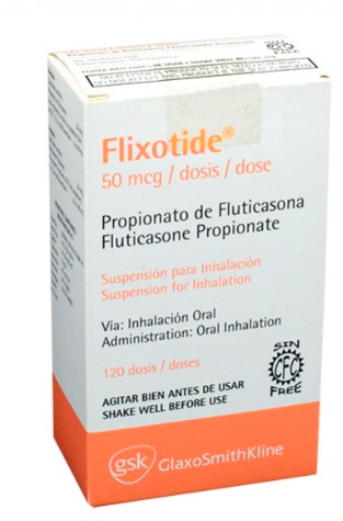 FLIXOTIDE 50 MCG INHALADOR FCO X 120 DO