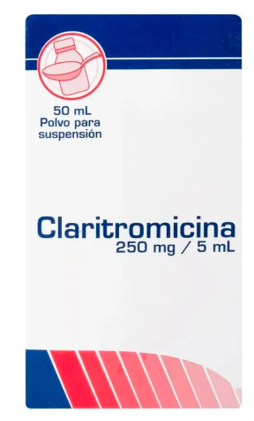 CLARITROMICINA 250 MG SUSPENSION PENTA