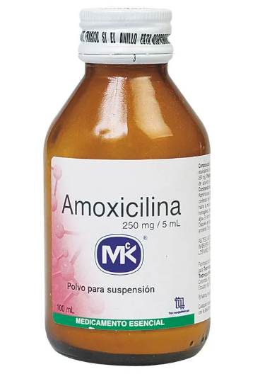 AMOXICILINA 250 MG SUSPENSION MK