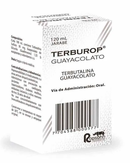 TERBUROP GUAYACOLATO JARABE