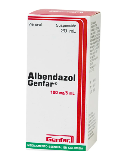 ALBENDAZOL 2% SUSPENSION GF