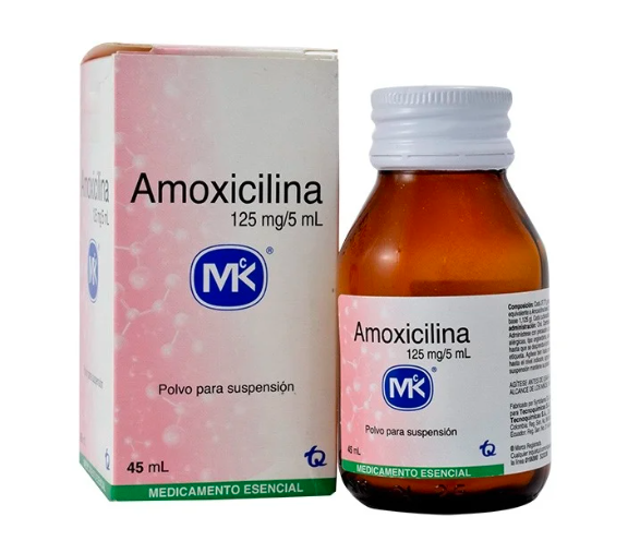 AMOXICILINA 125 MG SUSPENSION MK