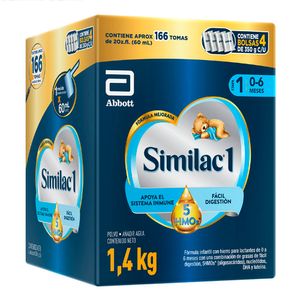 Similac 1 caja x 1.4kg