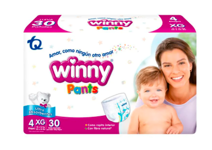 Pañal Winny Pants Etapa 4|XG Paquete X 30