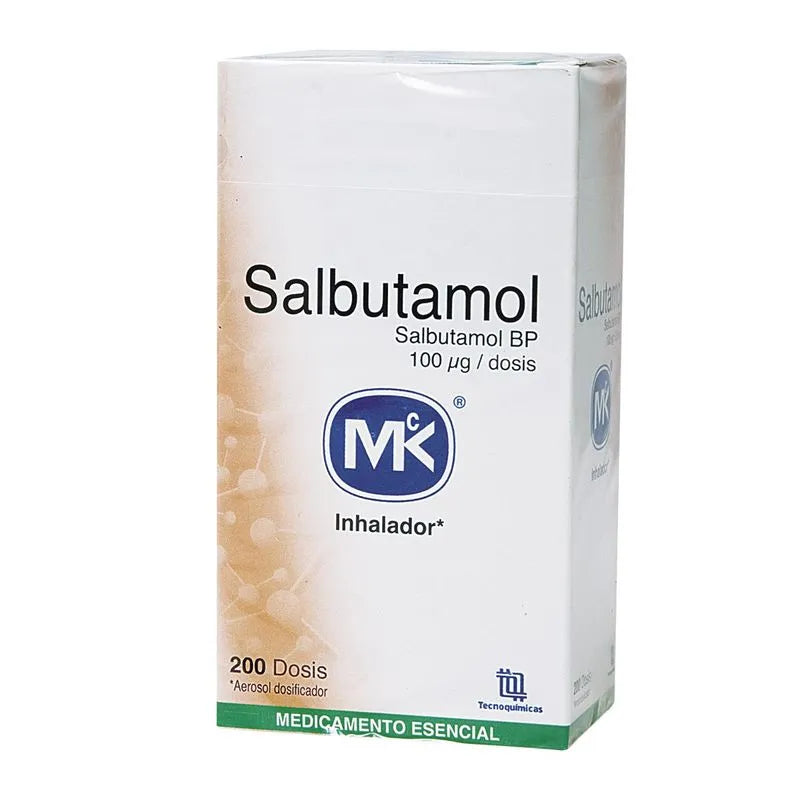 SALBUTAMOL INHALADOR MK 200 DOSIS FCO X 200 DO