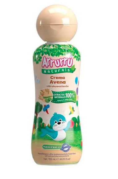 CREMA ARRURRU NATURALS HUMECTANTE AVENA FCO X 120 ML