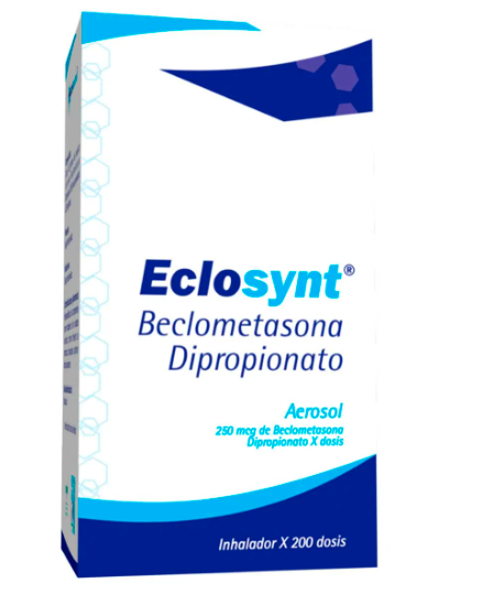 ECLOSYNT(beclometasona) 250 MCG INHAL/BUCAL FCO X 200 DO