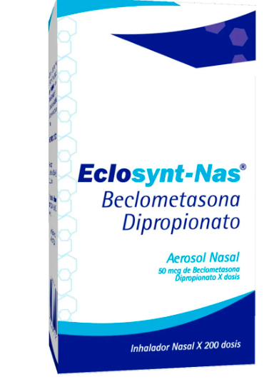 ECLOSYNT-NAS (beclometasona) 50 MCG INHAL/NASAL FCO X 200 DO