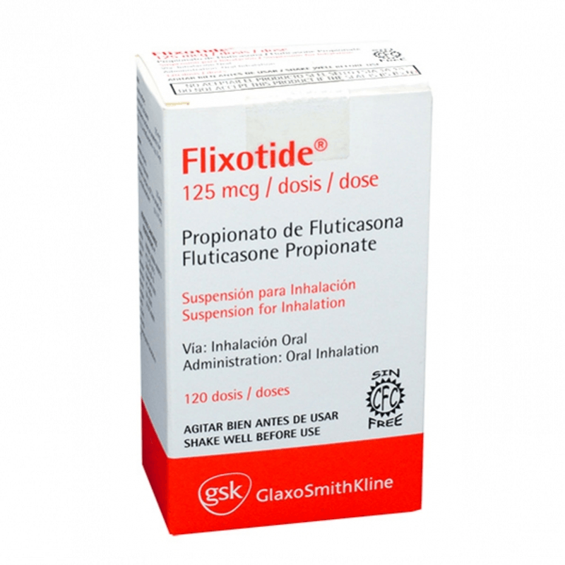 FLIXOTIDE 125 MCG INHALADOR FCO X 120 DO