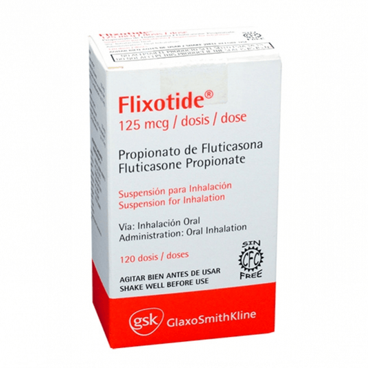 FLIXOTIDE 125 MCG INHALADOR FCO X 120 DO