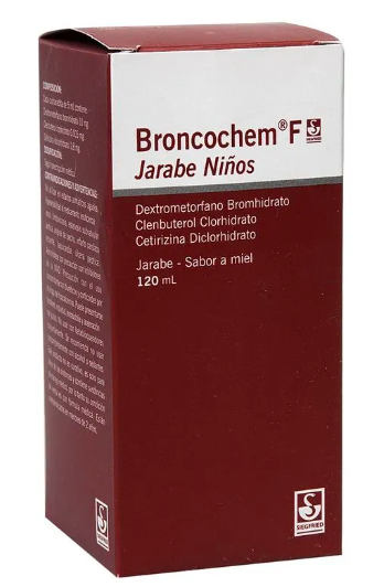 BRONCOCHEM F PEDIATRICO JARABE 120 ML