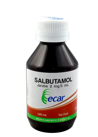 SALBUTAMOL 2 MG/5 ML JARABE EC