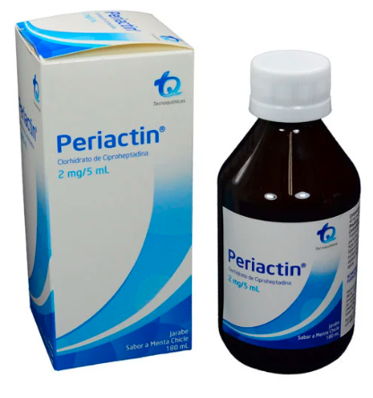 PERIACTIN 2 MG/5 ML JARABE CHICLE
