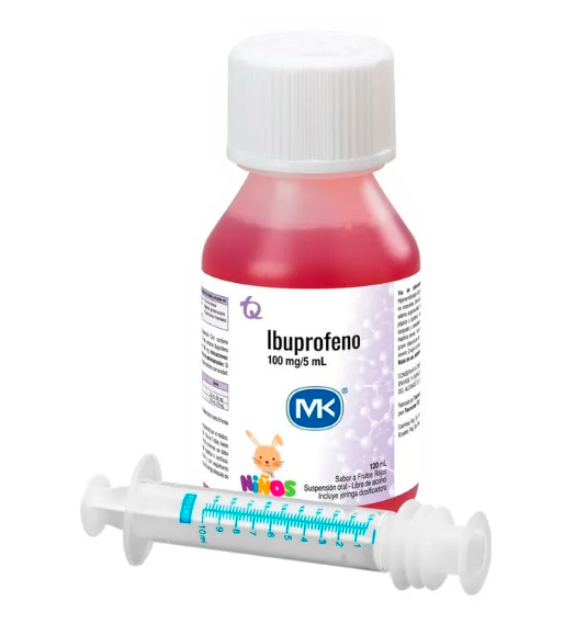 IBUPROFENO MK 100MG/5ML SUSPENSION MK