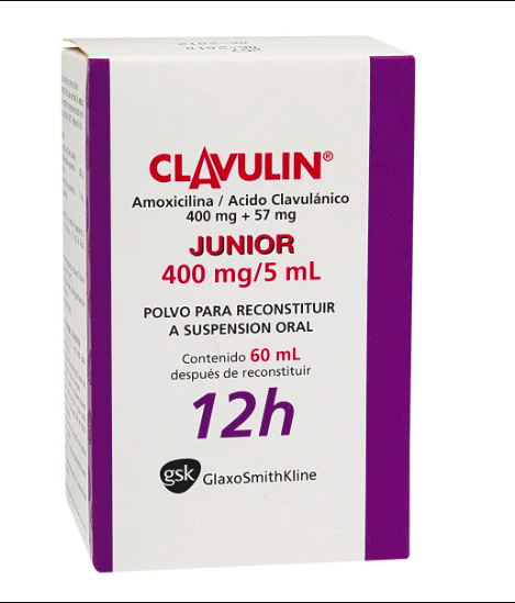 CLAVULIN JUNIOR 400 MG/5 ML SUSPENSION
