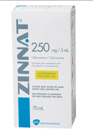 ZINNAT 250 MG SUSPENSION