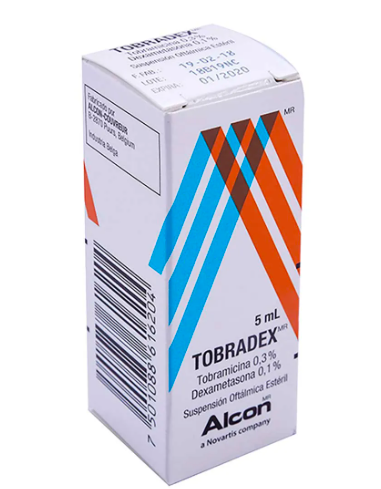 TOBRADEX (tobramicina+dexametasona )GOTAS 5 ML (DA)