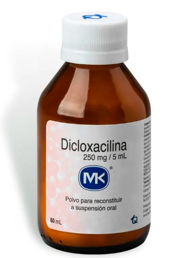 DICLOXACILINA 250 MG SUSPENSION MK